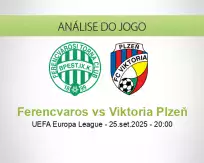 Prognóstico Ferencvaros Viktoria Plzeň (25 setembro 2025)