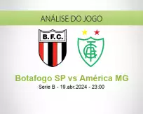 Prognóstico Botafogo SP América MG (19 abril 2024)
