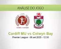 Prognóstico Cardiff MU Colwyn Bay (06 setembro 2025)