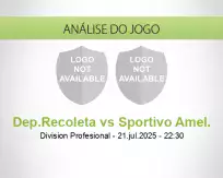 Prognóstico Dep.Recoleta Sportivo Amel. (21 julho 2025)