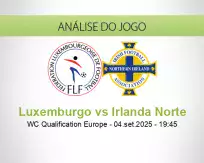 Prognóstico Luxemburgo Irlanda Norte (04 setembro 2025)