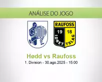 Prognóstico Hødd Raufoss (30 agosto 2025)