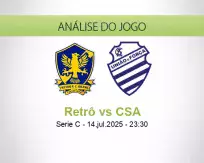 Prognóstico Retrô CSA (14 julho 2025)