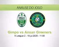 Prognóstico Gimpo Ansan Greeners (19 julho 2025)
