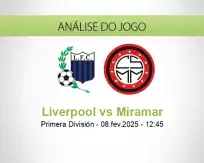 Prognóstico Liverpool Miramar (08 fevereiro 2025)