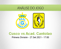 Prognóstico Cusco Acad. Cantolao (27 Setembro 2021)
