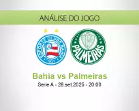 Prognóstico Bahia Palmeiras (28 setembro 2025)