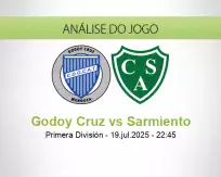 Prognóstico Godoy Cruz Sarmiento (19 julho 2025)