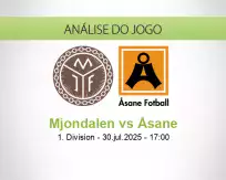 Prognóstico Mjondalen Åsane (30 julho 2025)