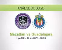 Prognóstico Mazatlán Guadalajara (07 fevereiro 2026)