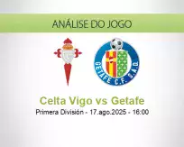 Prognóstico Celta Vigo Getafe (17 agosto 2025)