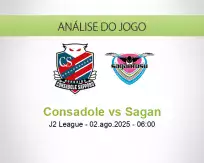 Prognóstico Consadole Sagan (02 agosto 2025)