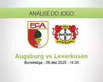 Prognóstico Augsburg Leverkusen (06 dezembro 2025)