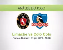 Prognóstico Limache Colo Colo (31 janeiro 2026)