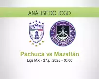 Prognóstico Pachuca Mazatlán (27 julho 2025)
