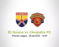 Prognóstico El Gouna Cleopatra FC (29 setembro 2025)