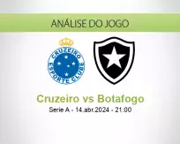 Prognóstico Cruzeiro Botafogo (14 abril 2024)