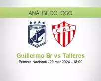 Prognóstico Guillermo Br Talleres (29 março 2024)