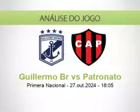 Prognóstico Guillermo Br Patronato (27 outubro 2024)