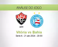 Prognóstico Vitória Bahia (21 abril 2024)