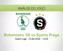 Prognóstico Bohemians '05 Sparta Praga (13 abril 2024)