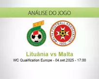 Prognóstico Lituânia Malta (04 setembro 2025)