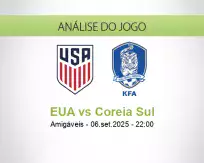 Prognóstico EUA Coreia Sul (06 setembro 2025)