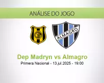 Prognóstico Dep Madryn Almagro (13 julho 2025)