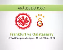 Prognóstico Frankfurt Galatasaray (18 setembro 2025)