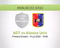 Prognóstico ADT Alianza Univ (31 julho 2025)