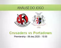 Prognóstico Crusaders Portadown (06 dezembro 2025)