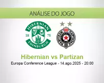 Prognóstico Hibernian Partizan (14 agosto 2025)