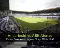 Prognóstico Anderlecht AEK Atenas (21 agosto 2025)