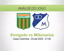 Prognóstico Envigado Millonarios (03 setembro 2025)