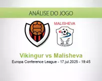 Prognóstico Vikingur Malisheva (17 julho 2025)