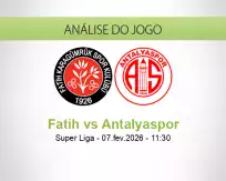 Prognóstico Fatih Antalyaspor (07 fevereiro 2026)