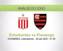 Prognóstico Estudiantes Flamengo (26 setembro 2025)