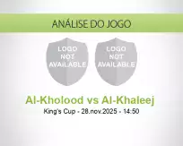 Al-Kholood vs Al-Khaleej 