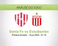 Prognóstico Santa Fe Estudiantes (15 julho 2025)