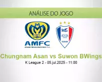 Prognóstico Chungnam Asan Suwon BWings (05 julho 2025)