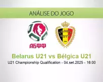 Prognóstico Belarus U21 Bélgica U21 (04 setembro 2025)