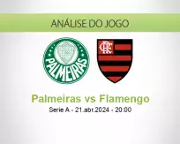 Prognóstico Palmeiras Flamengo (21 abril 2024)