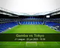 Prognóstico Gamba Tokyo (22 junho 2025)
