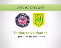 Prognóstico Toulouse Nantes (27 setembro 2025)