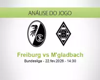 Prognóstico Freiburg M'gladbach (22 fevereiro 2026)