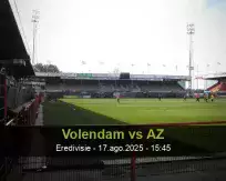 Prognóstico Volendam AZ (17 agosto 2025)