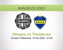 Prognóstico Olimpia Trinidense (01 fevereiro 2026)