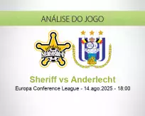 Prognóstico Sheriff Anderlecht (14 agosto 2025)
