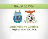 Argentina vs Zâmbia