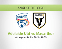 Prognóstico Adelaide Utd Macarthur (14 Abril 2021)